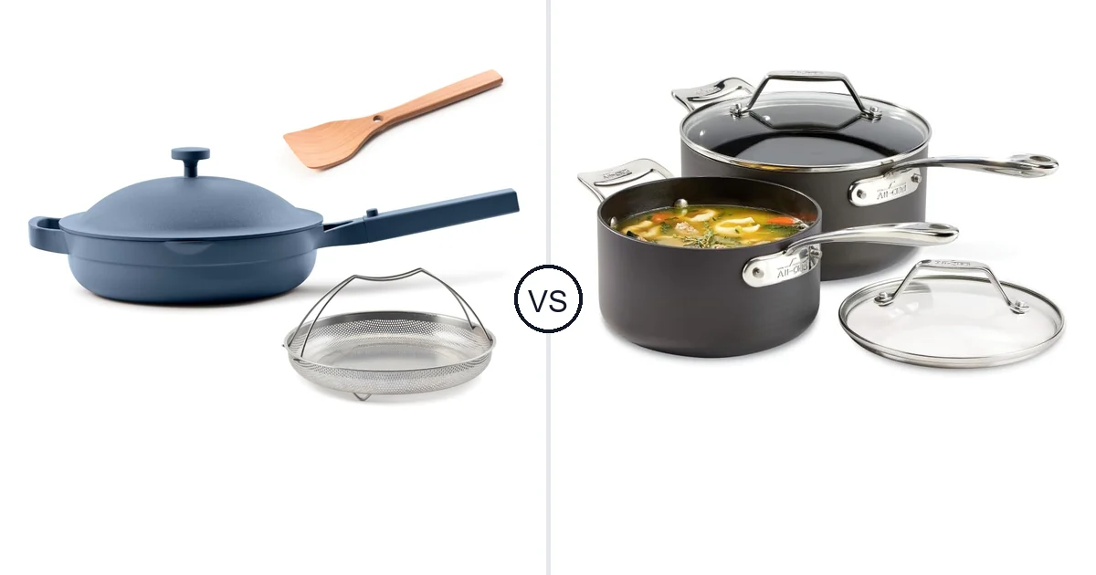 Our Place Always Pan vs All-Clad 4 Piece Set: Oven Comparison