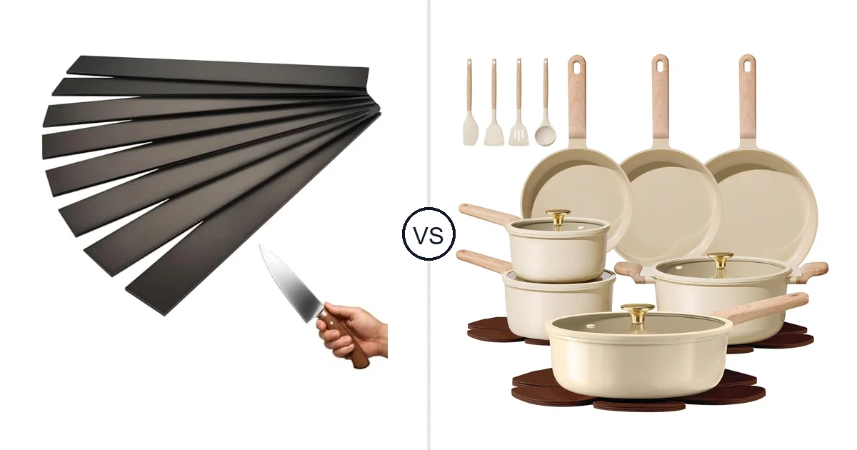 Rocaris 8 Pack 1095 Steel vs CAROTE 22 Piece: Which Should You Buy?