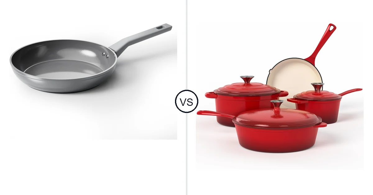 Sanho 10 Inch Frying Pan vs Kitchen Academy 7 Pcs – Red: Best Oven