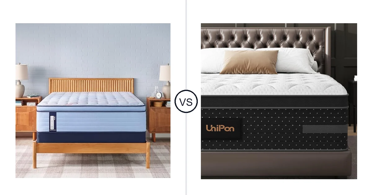 Comparison of Sealy King and UniPon Full