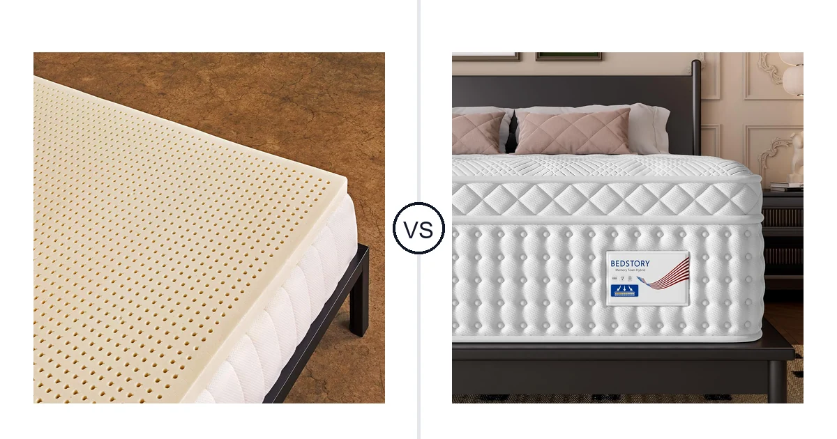 Sleep on Latex Queen vs BedStory Queen: Mattress Topper Mattress