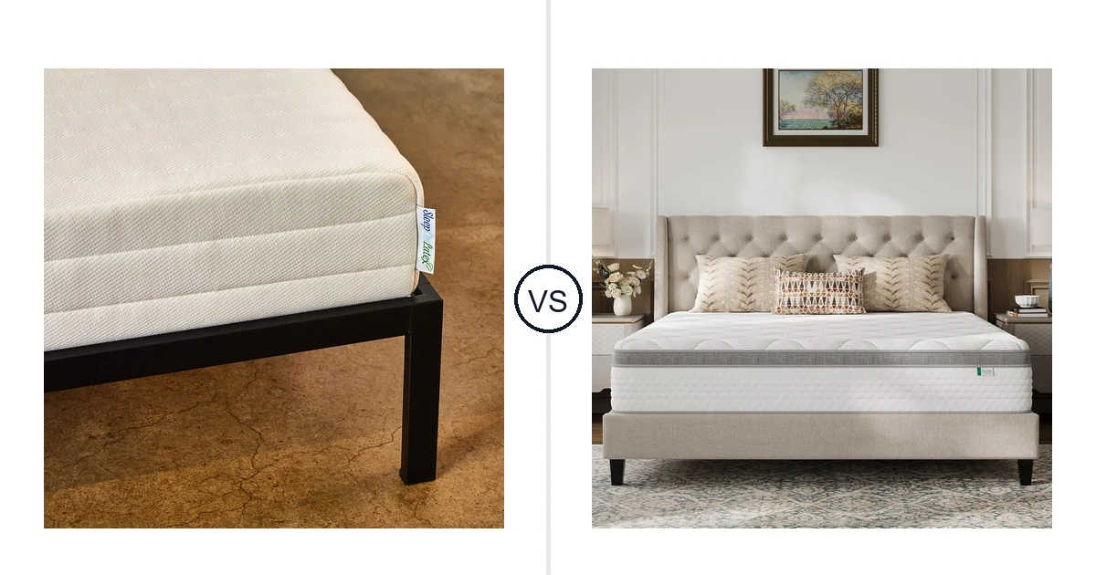 Comparison of Sleep On Latex Queen and Novilla King (U.S. Standard)