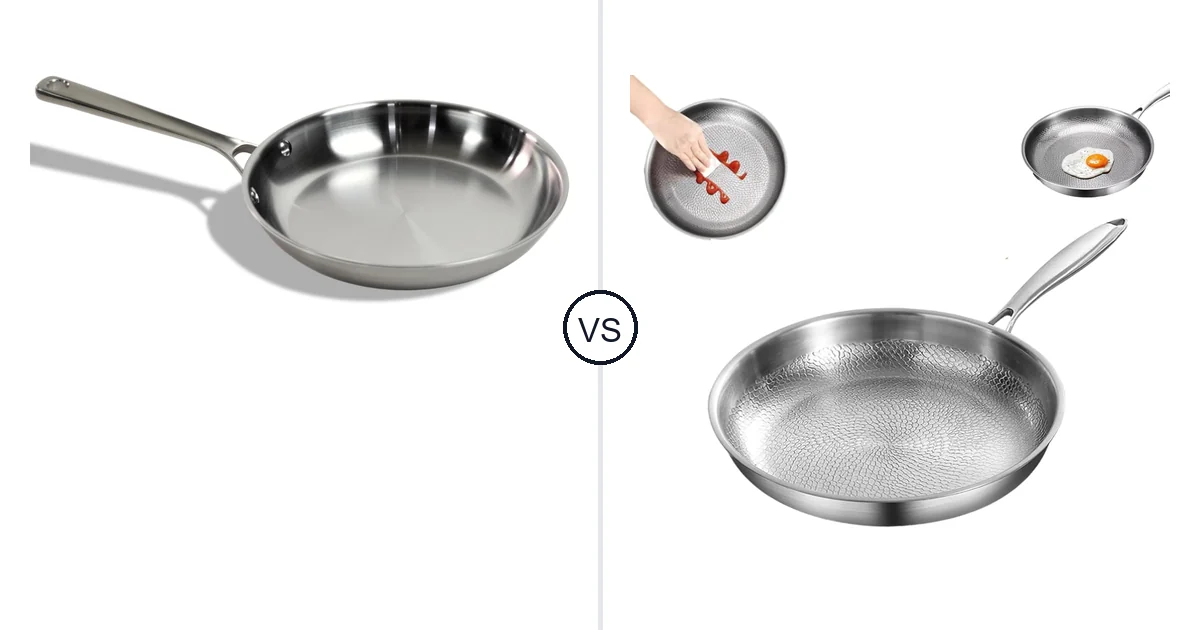 STRATA Carbon Steel Clad vs Wynfelo Titanium Hammered: Frying Pan