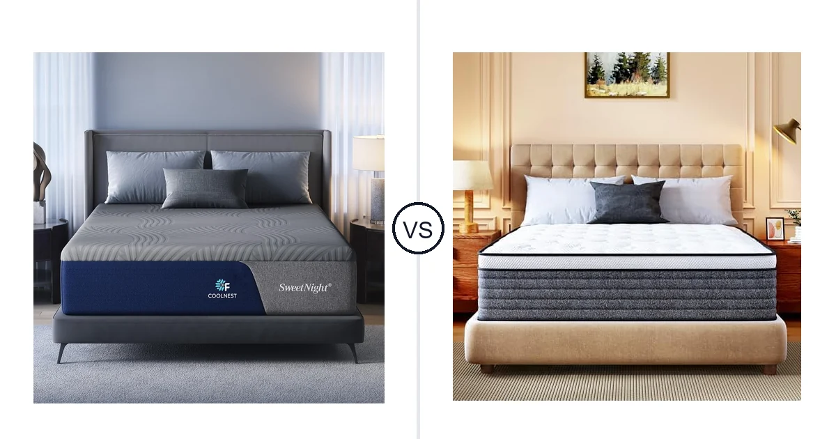 Sweetnight King (U.S. vs CH CHARME HOUSE Queen (U.s.: Key Differences