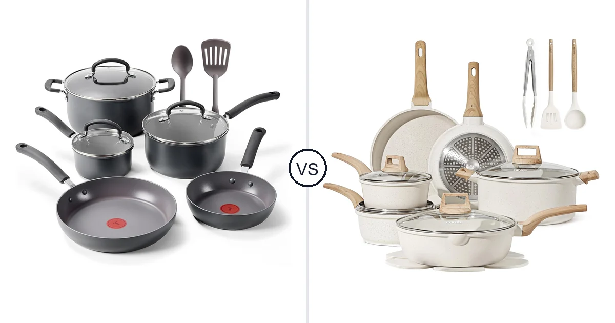 T-Fal 10 Piece vs CAROTE 16 Piece: Oven Comparison