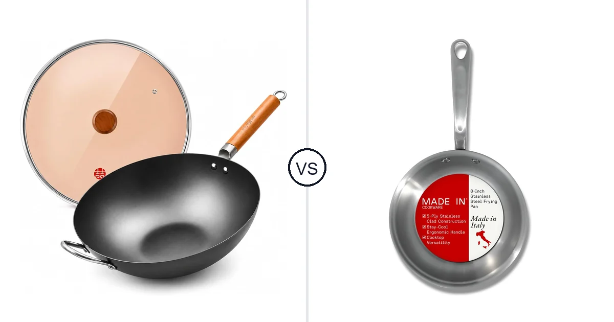 WANGYUANJI 14.2 Inch vs Made in Cookware – 8-Inch: Key Differences