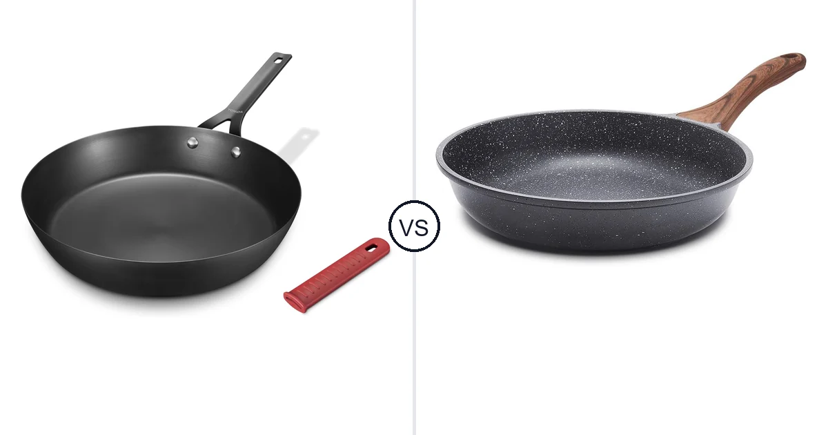 Yonida Carbon Steel Pan vs SENSARTE Nonstick Frying Pan: Best Oven