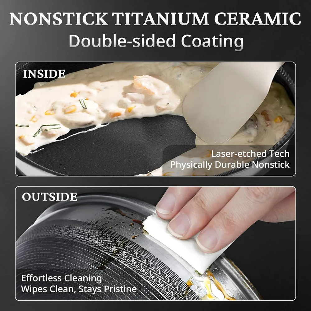 KOKHUB Nonstick Frying Pans