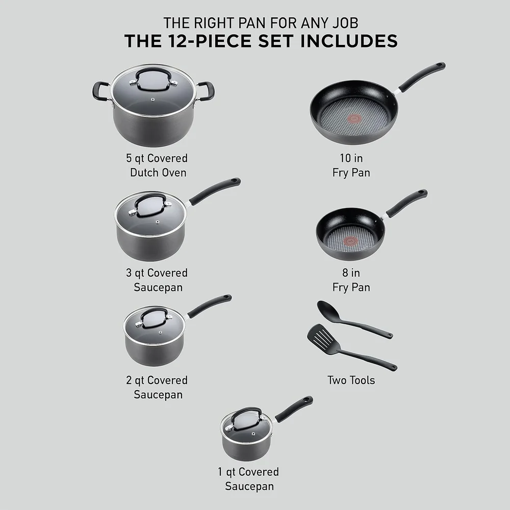 T-Fal 12-Piece