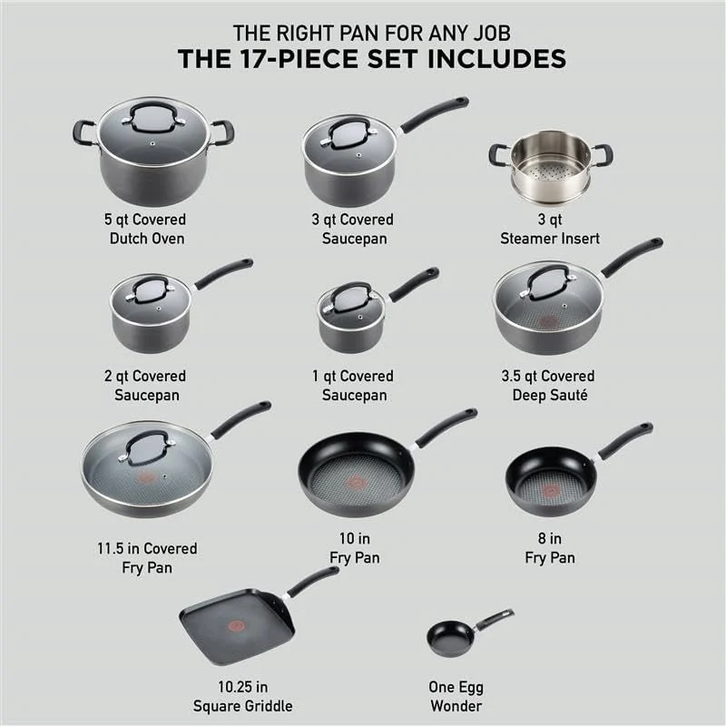 T-Fal 17-Piece