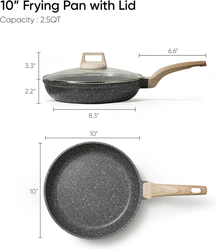 CAROTE Non Stick Frying Pan Skillet