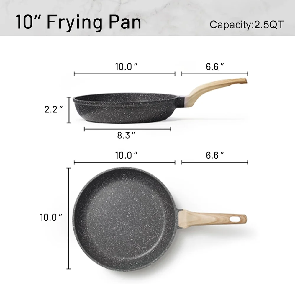 CAROTE Non Stick Frying Pan Skillet