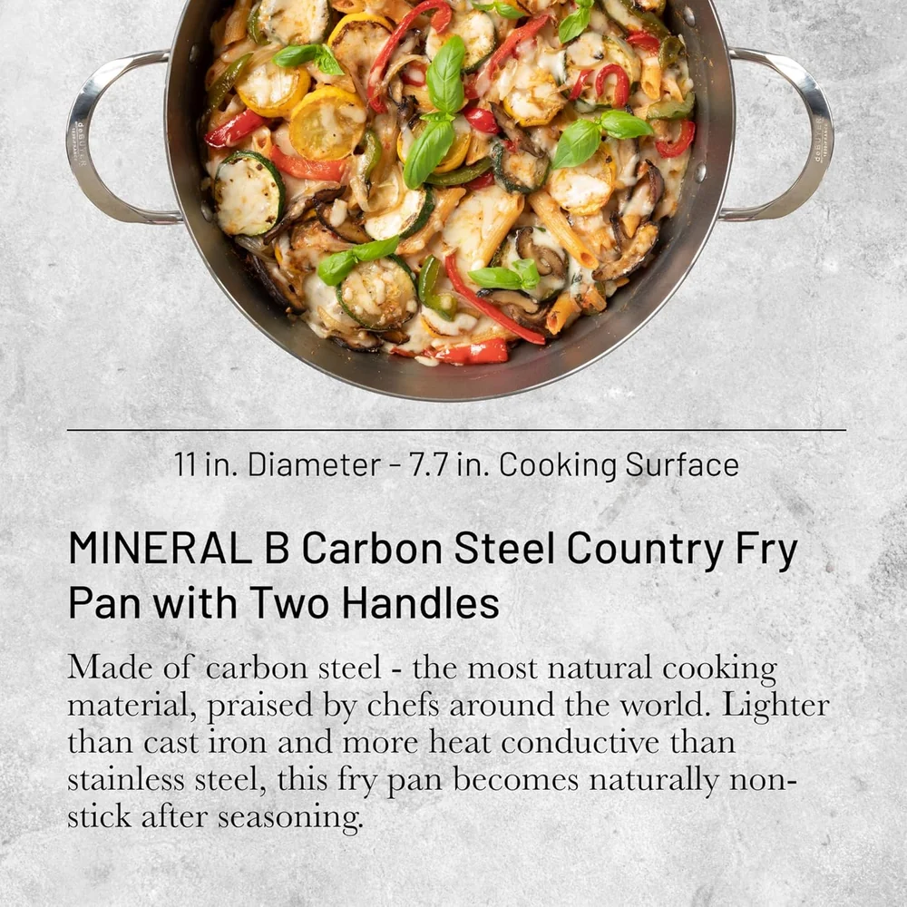 de Buyer MINERAL B Carbon Steel Country Fry