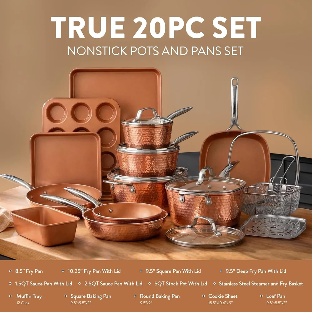GOTHAM STEEL 20 Piece Set