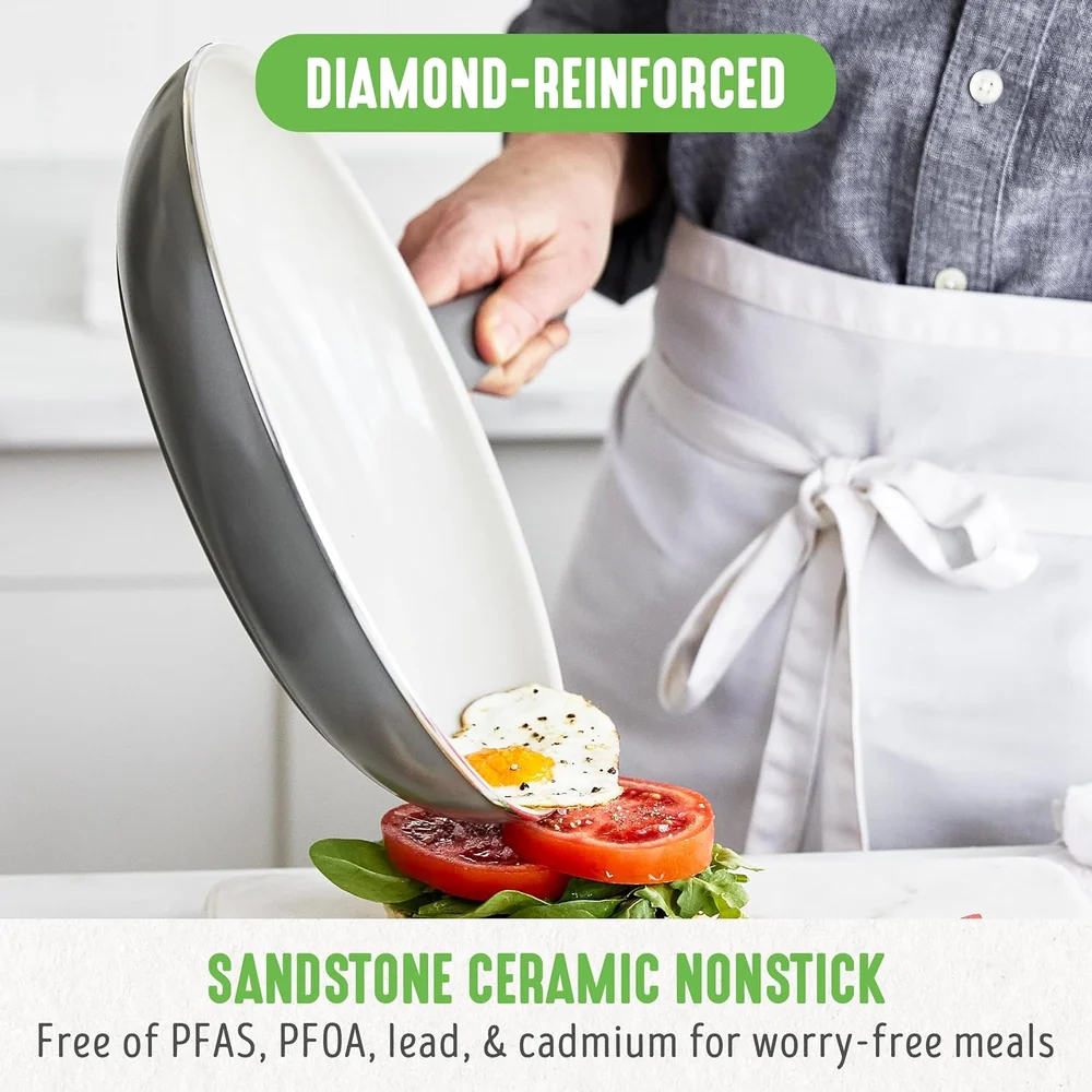 GreenLife Soft Grip Healthy Ceramic Nonstick 8
