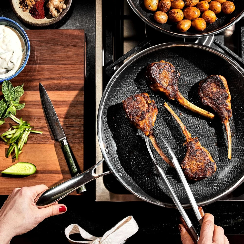 HexClad Hybrid Nonstick 12-Inch Frying Pan