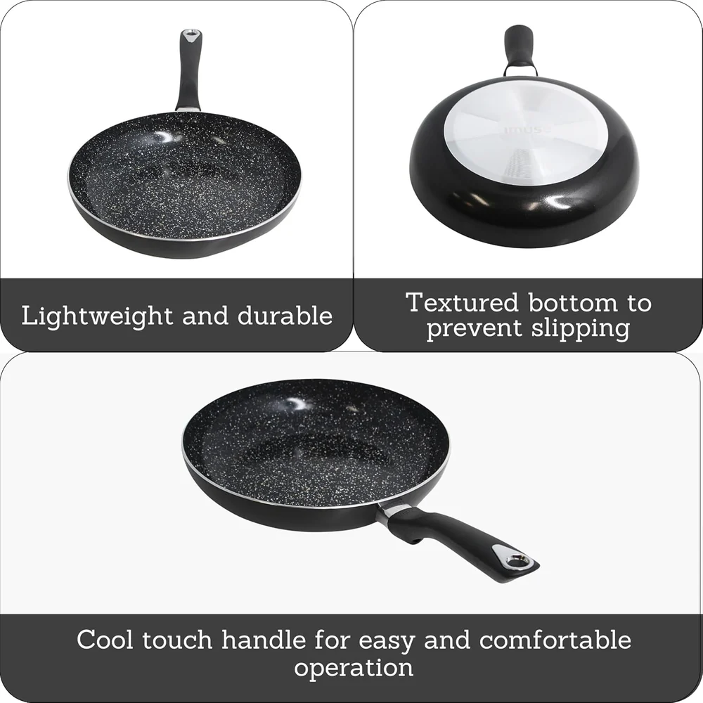 Imusa 10” Bistro Ceramic Nonstick Fry Pan