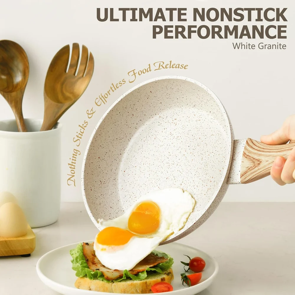 MICHELANGELO 10 Inch Nonstick Frying Pan