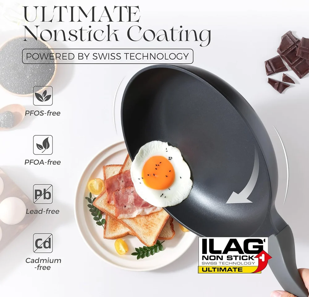 PRICUSIS Nonstick Frying Pan