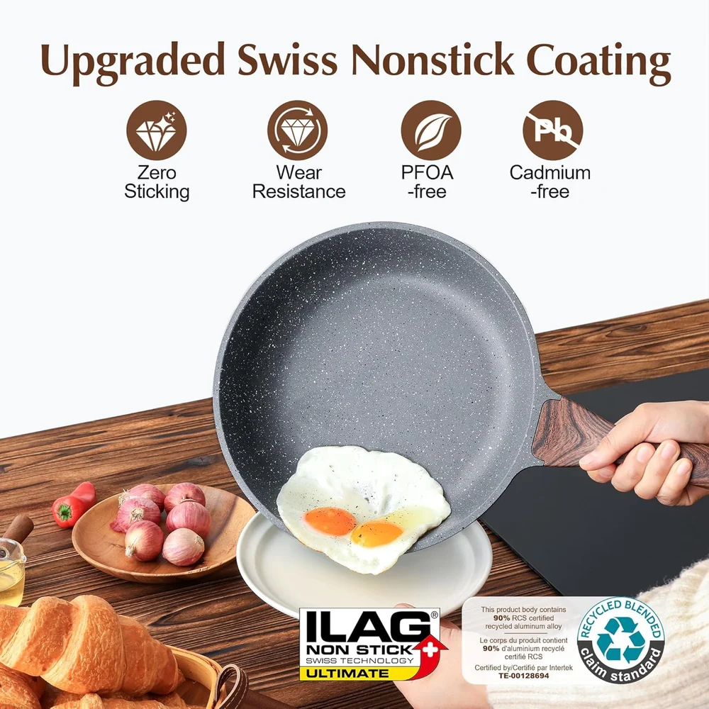 SENSARTE Nonstick Frying Pan Skillet