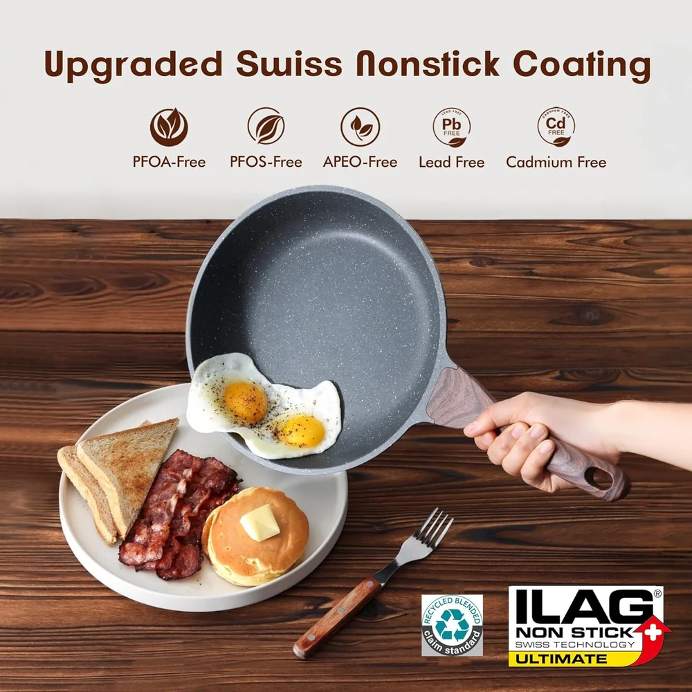 SENSARTE Nonstick Frying Pan Skillets