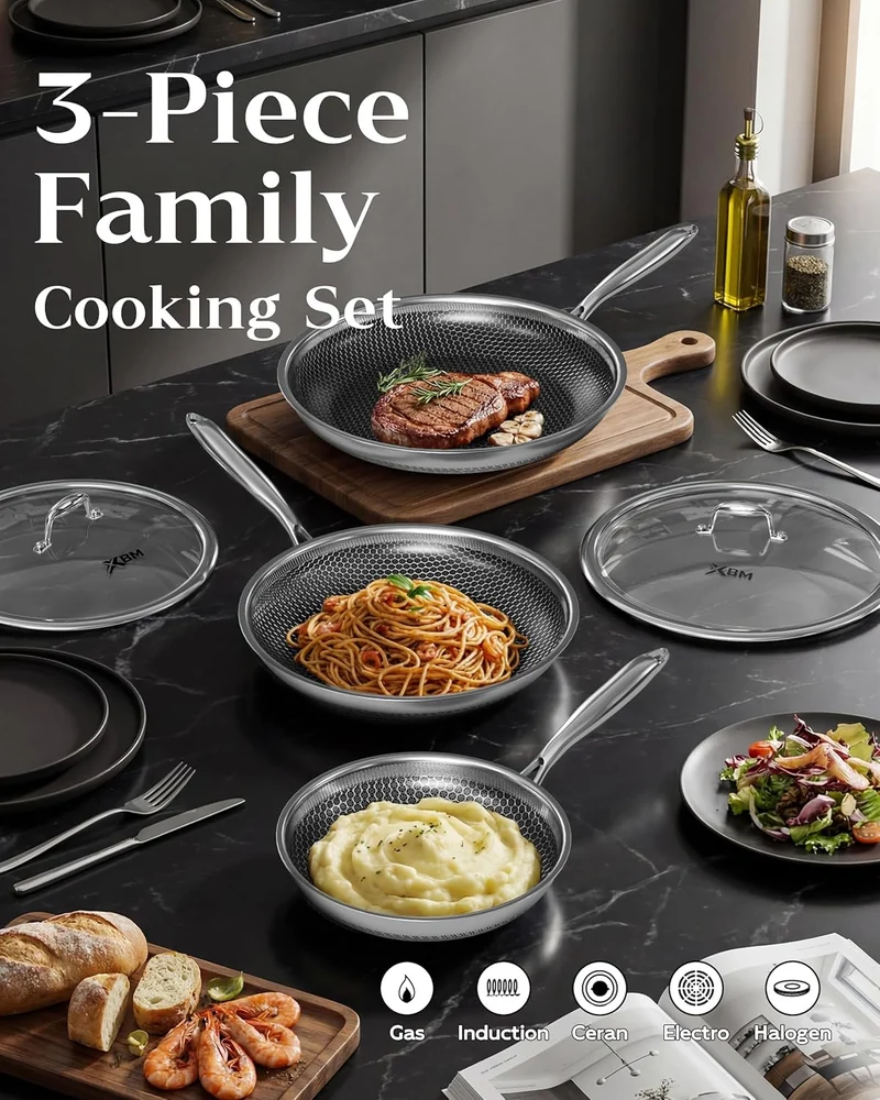 XBM Nonstick Frying Pan Set