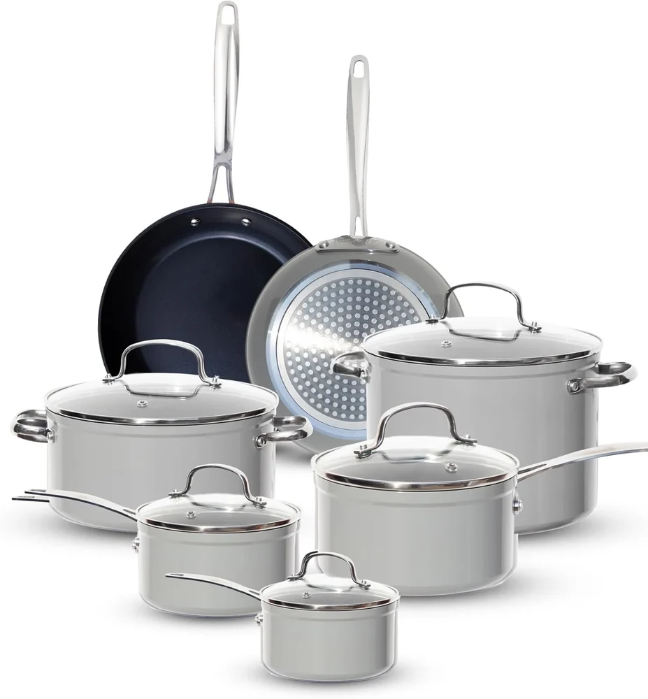 Blue Diamond 12 Piece Cookware Set