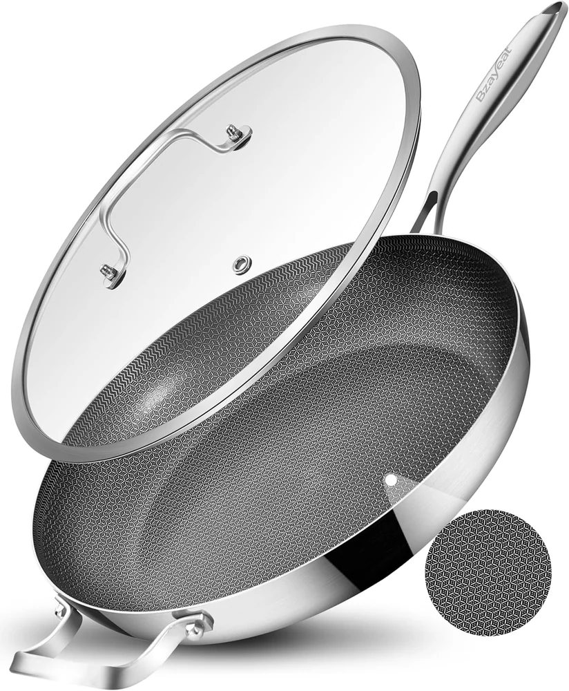 Tibbicc Non Stick Frying Pan 12 Inch
