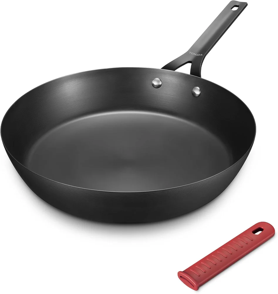 Misen Carbon Nonstick™ Skillet - Nitrided Carbon