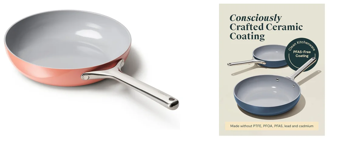 Caraway Nonstick Ceramic Frying Pan (2.7 qt images
