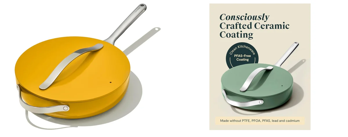 Caraway Nonstick Ceramic Sauté Pan images
