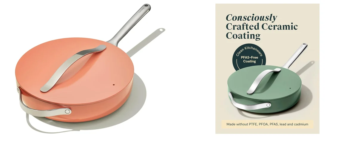 Caraway Nonstick Ceramic Sauté Pan images