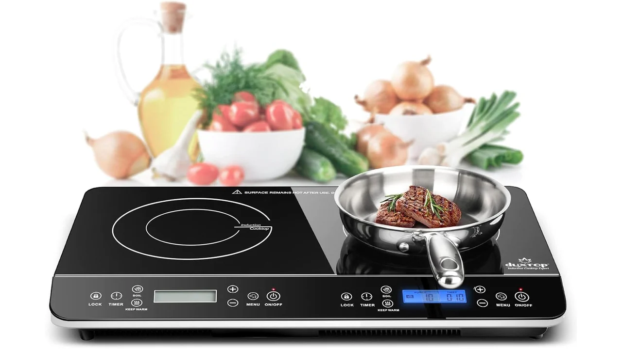 Duxtop LCD Portable Double Induction Cooktop – Detailed