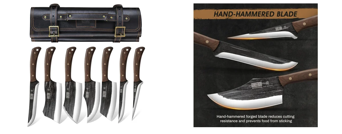 HOSHANHO Butcher Knife Set images