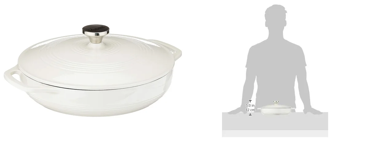 Lodge Essential Enamel Braiser - Refrigerator- & images