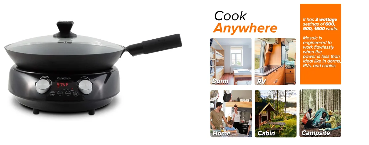 Nuwave Mosaic Induction Wok images