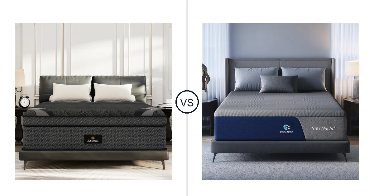 FANSACE King vs Sweetnight Queen: Mattress Comparison (Key