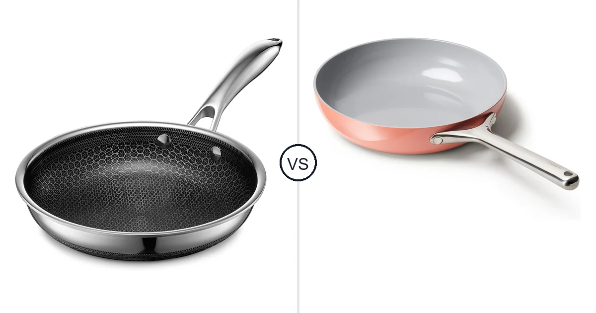 HexClad 8 Inch Hybrid vs Caraway Nonstick Ceramic: Oven Safe Frying