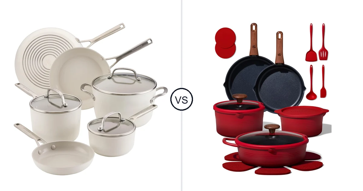 KitchenAid 9 Piece vs CAROTE 20 Piece: Best Oven Cookware for Your
