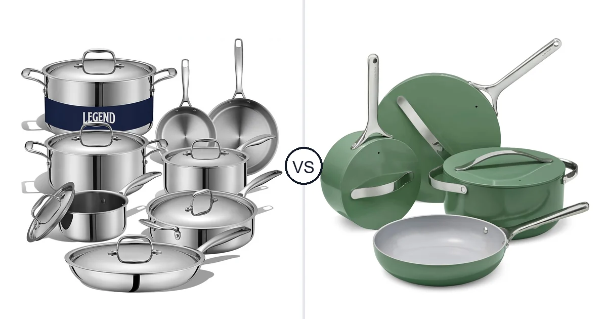 LEGEND COOKWARE 5-Ply vs Caraway 12pc: Oven Comparison