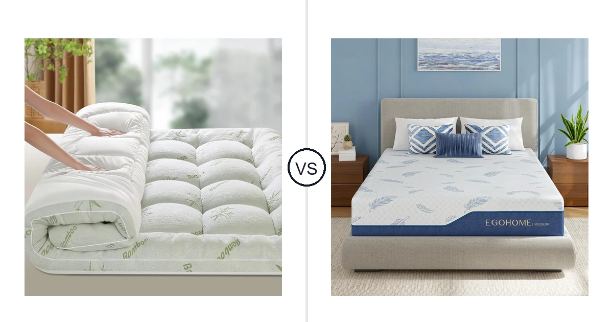 LIANLAM Queen vs EGOHOME Queen: Best Mattress Topper Mattress for