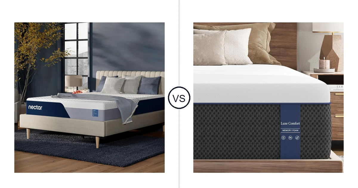 Nectar Queen vs VISCOFLEX Queen (U.S.: Mattress Comparison (Key