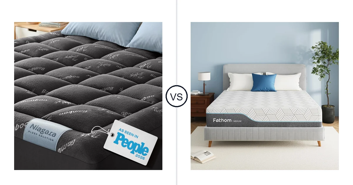 Comparison of Niagara Sleep Solution Queen and FATHOM Queen (U.S. Standard)