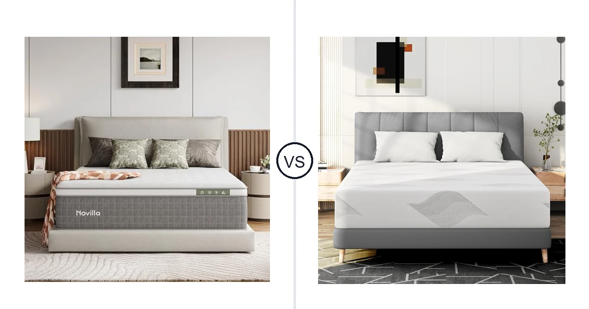 Comparison of Novilla King (U.S. Standard) and KOW Queen