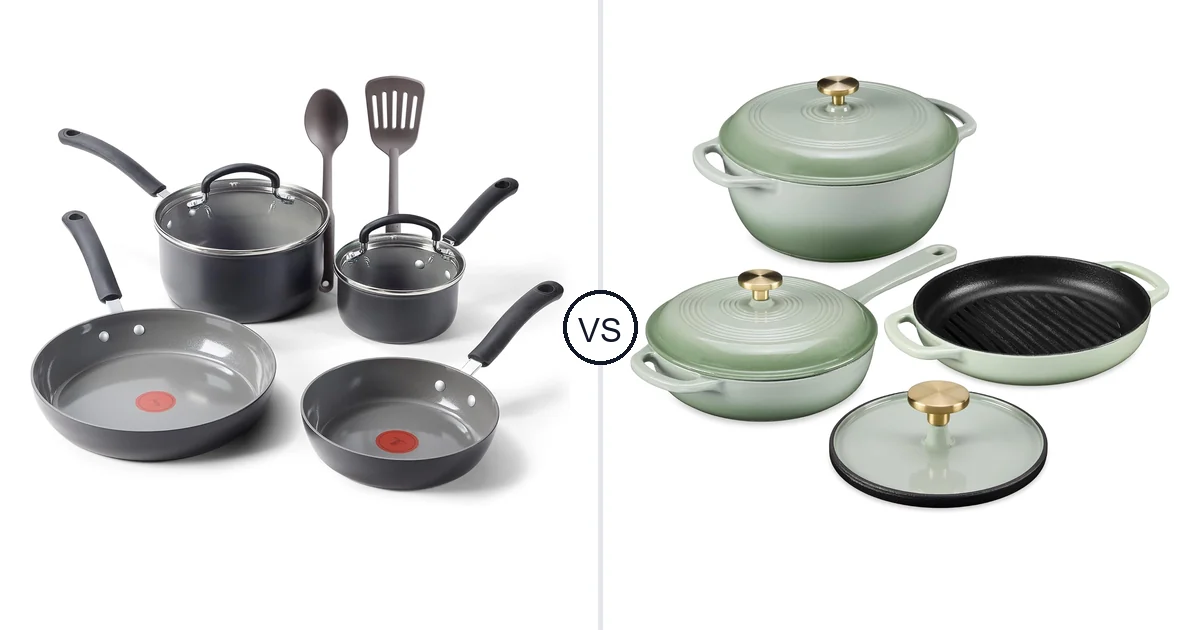 T-Fal 8-Piece vs Best Choice Products Set of 6: Oven Comparison (Key
