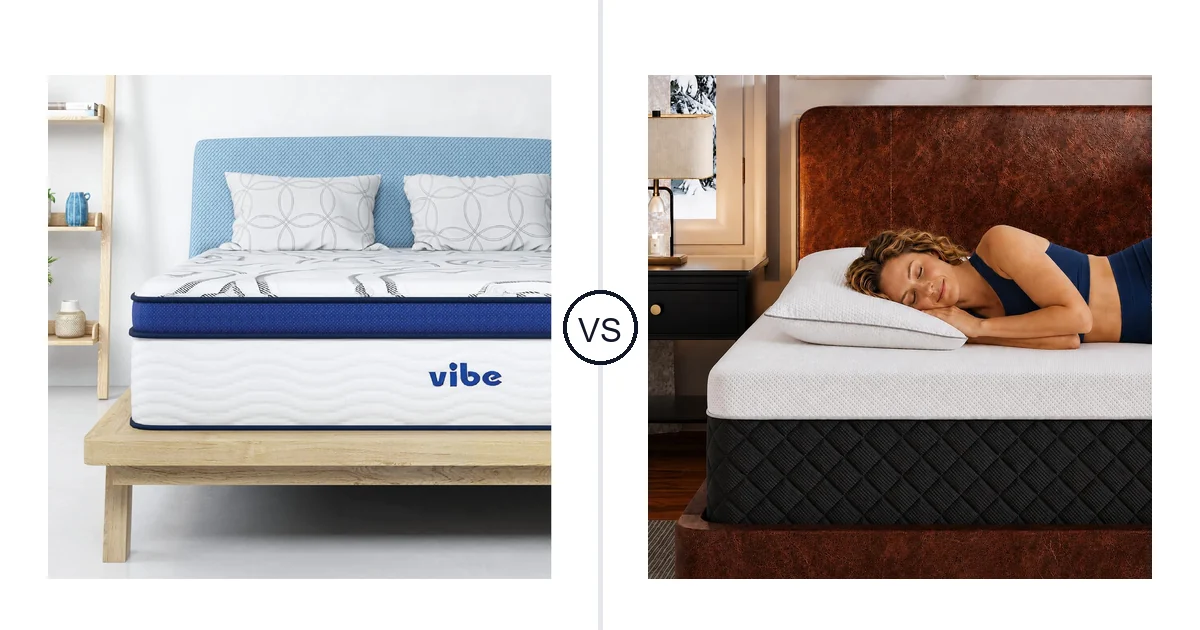 Vibe Queen vs SLEEP100 Queen: Mattress Comparison (Key Differences)