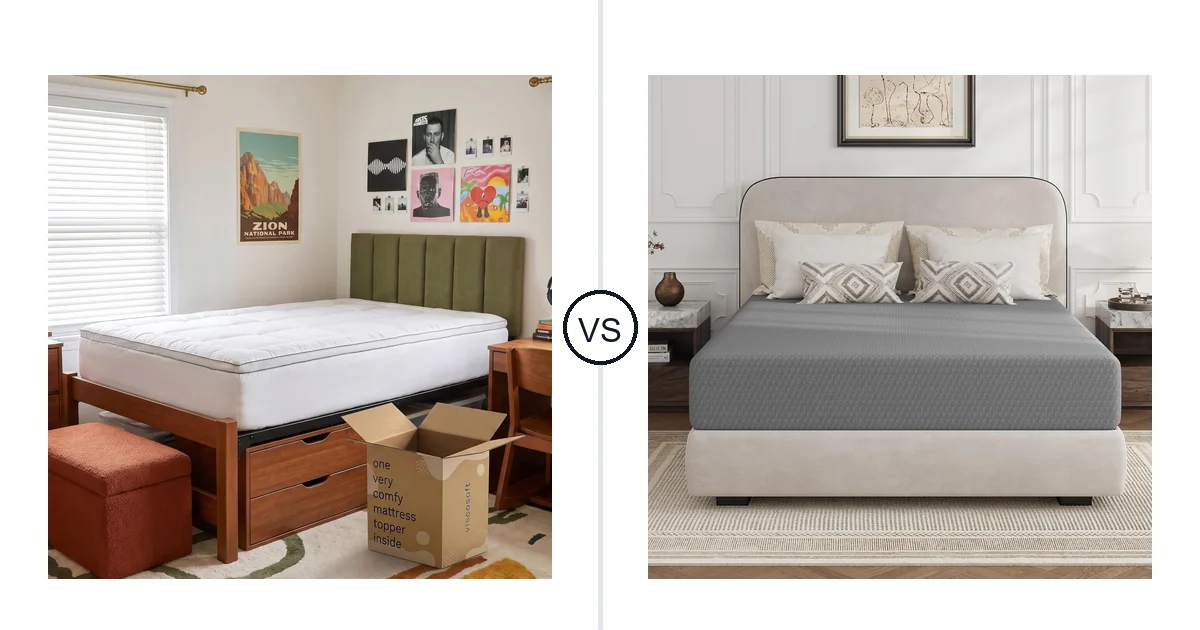 Comparison of ViscoSoft Twin XL and Novilla Queen
