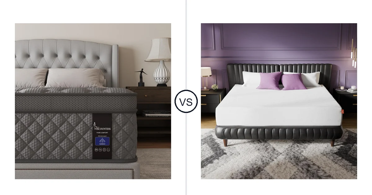 VISCOUNTESS Queen vs DREAMATTER Full: Mattress Comparison
