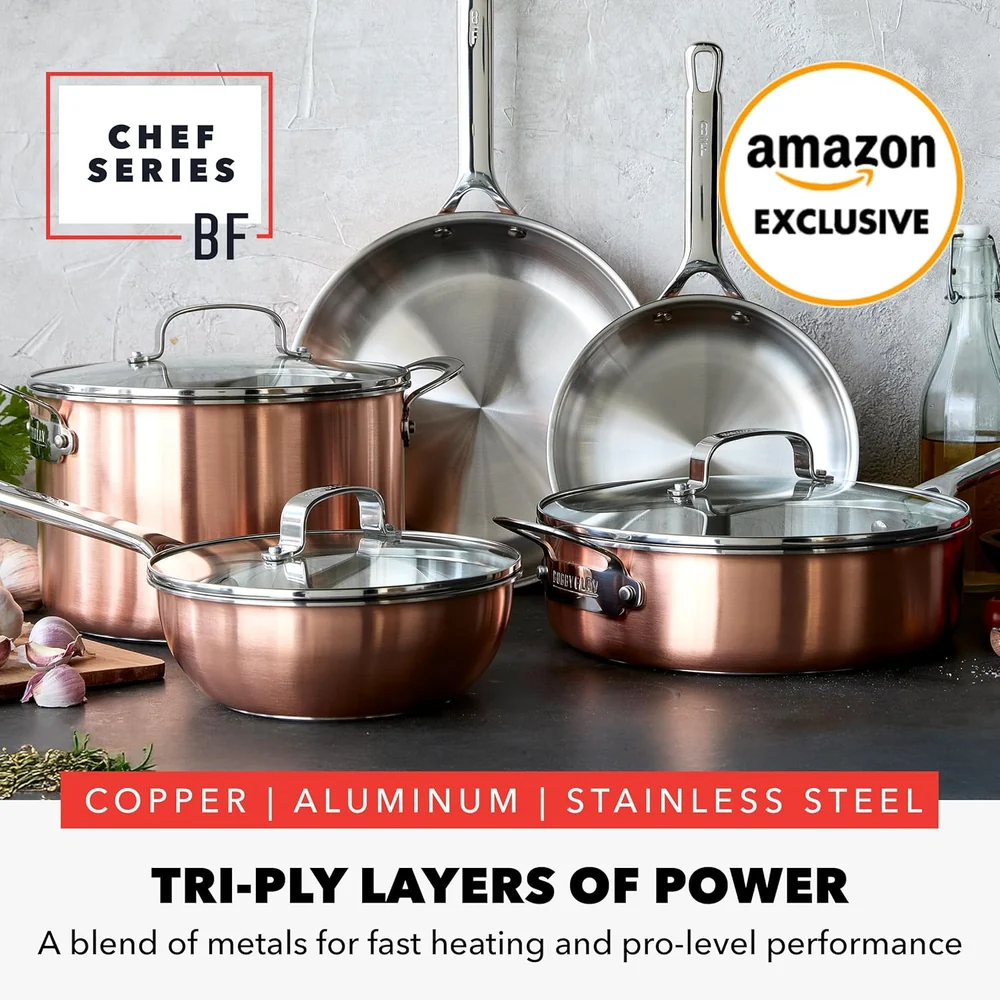 GreenPan x Bobby Flay 8 Piece Copper