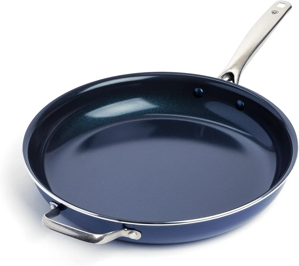 GOTHAM STEEL Hammered Copper 14 Inch Non Stick